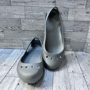 CROCS Gray Women's Mules